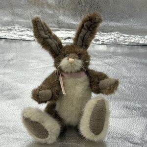 Vtg Boyds Bears‎ Rabbit Jointed Easter Bunny 9" Brown 1990 - 1994 Long Ears